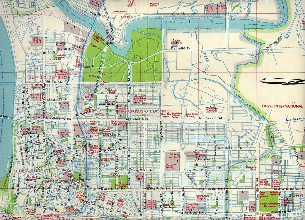 kat jeyografik nan Taipei fè makèt
