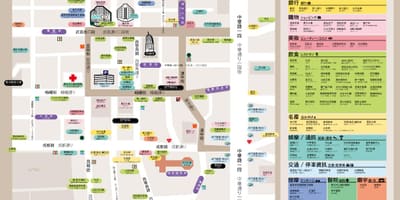 Ximending fè makèt nan distri a kat jeyografik